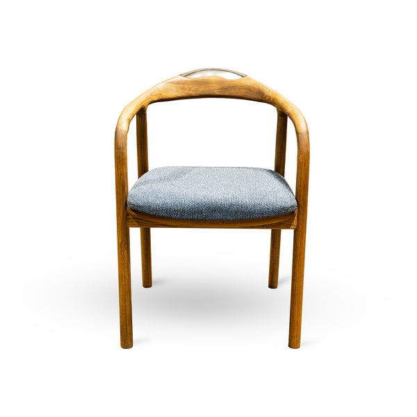 Doğal Ahşap Epoksi Kumaş Sandalye – WA-S-003
