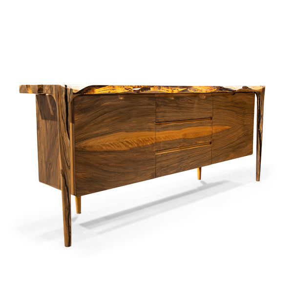 Epoksi Detaylı Masif Ağaç Konsol – WA-T-004 (200x47 cm)